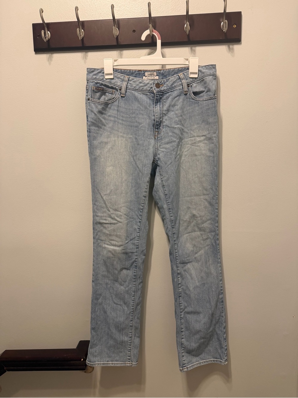 LL Bean Light Blue Women's Straight-Leg Jeans